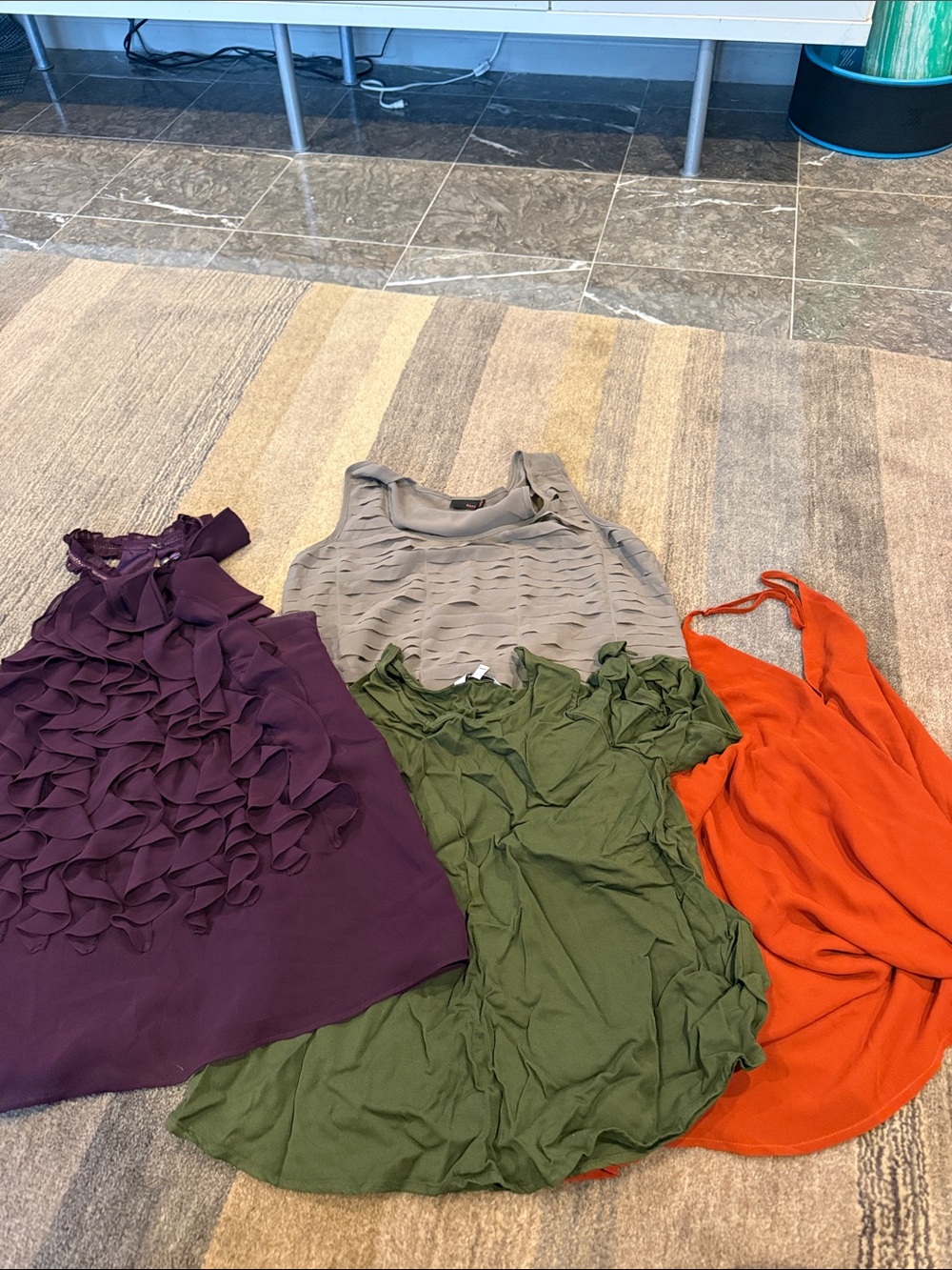 Olive Sleeveless Tank Top — Women's Lightweight Layering Tank
